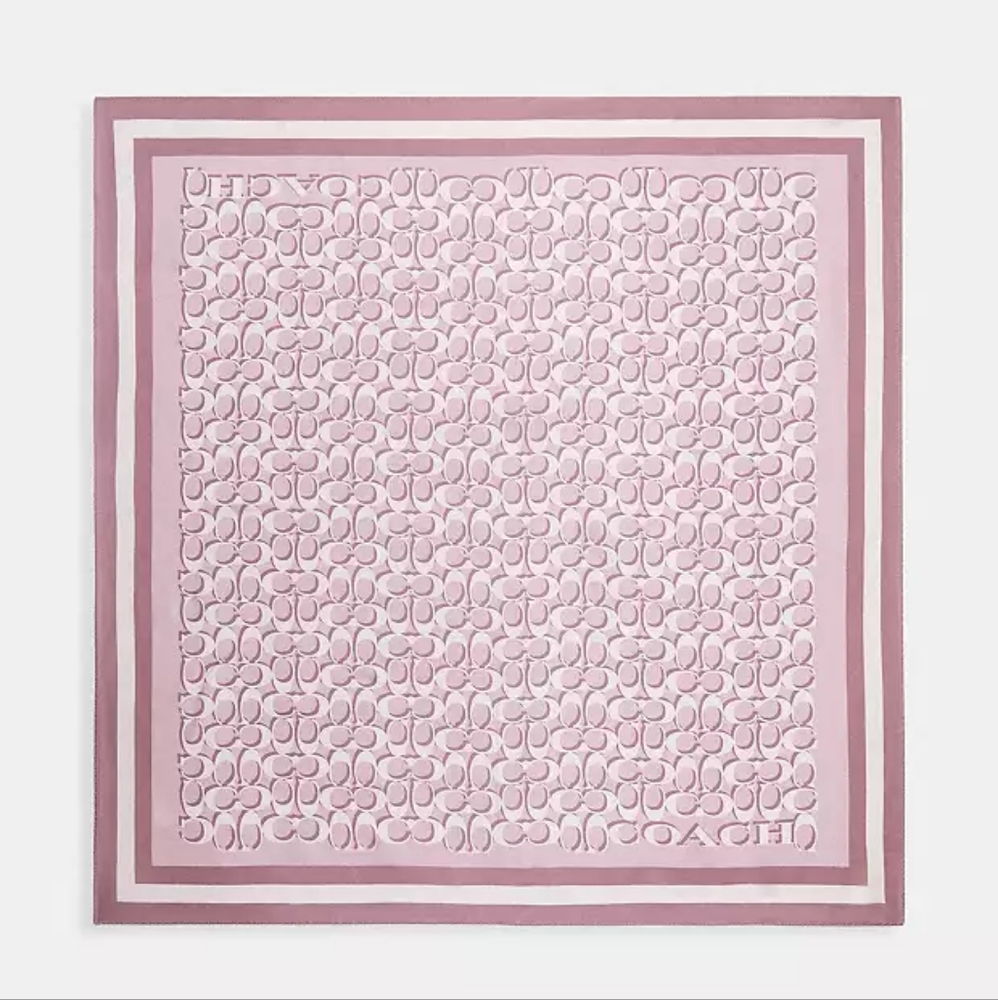 Coach Square Silk Scarf NIP